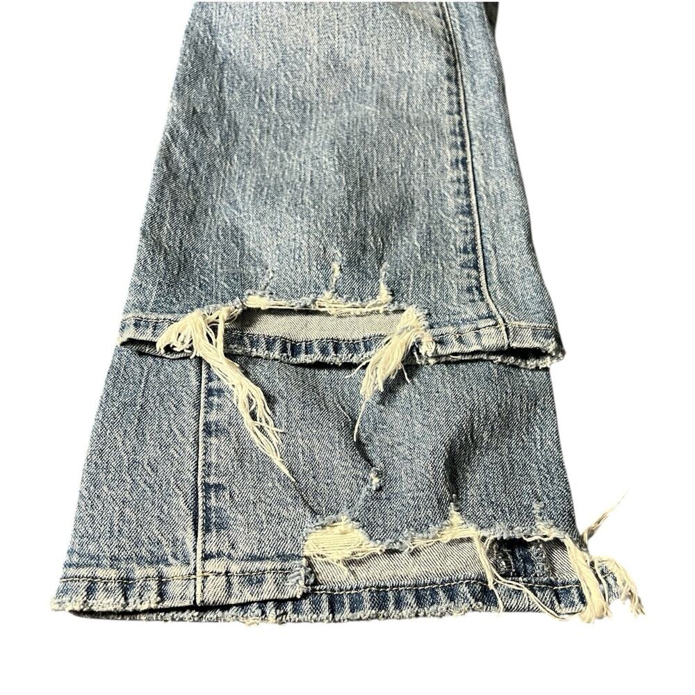 PISTOLA Revolve Lennon in Distressed High Rise Crop Bootcut Sz 29 Stretch Jeans - Picture 6 of 6
